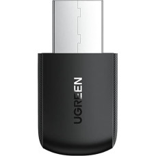 Ugreen Ārējā USB tīkla karte — WiFi 2,4 GHz / 5 GHz 11ac AC650 — melns