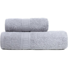Čārlija dvielis 50x90 sudraba 500g/m2 frotē