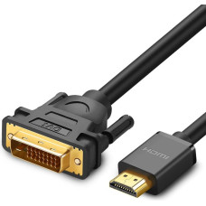 Ugreen HDMI uz DVI adaptera kabelis 4K 60Hz 30AWG 1m melns