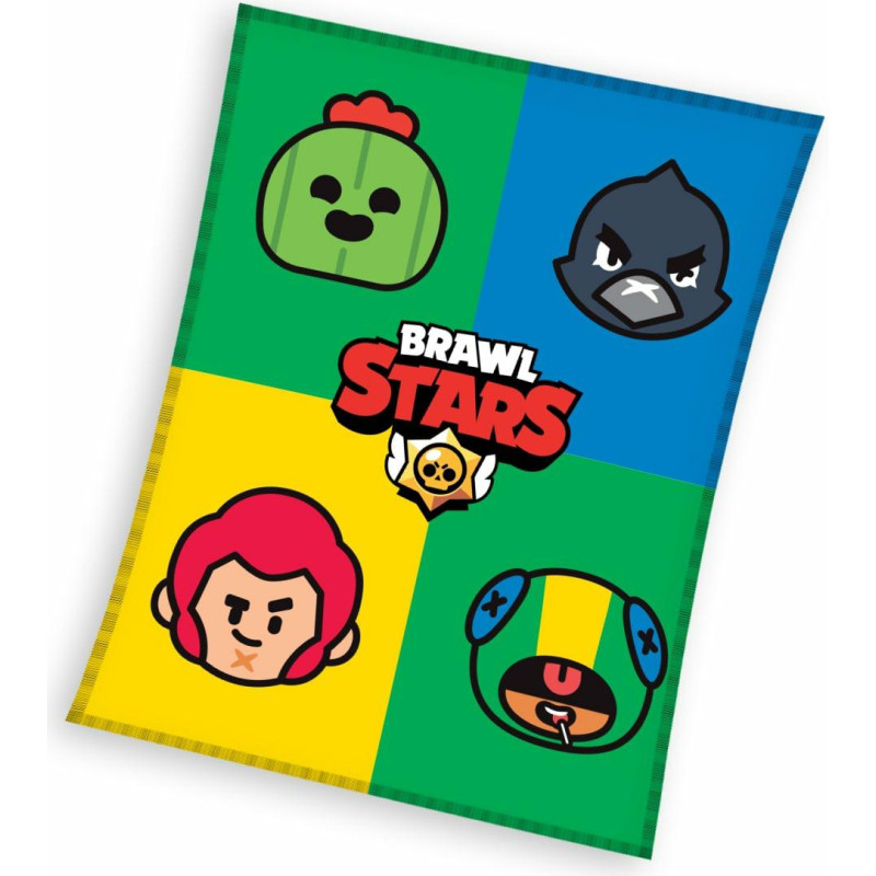 Flīsa sega 110x140 Brawl Stars krāsains C23