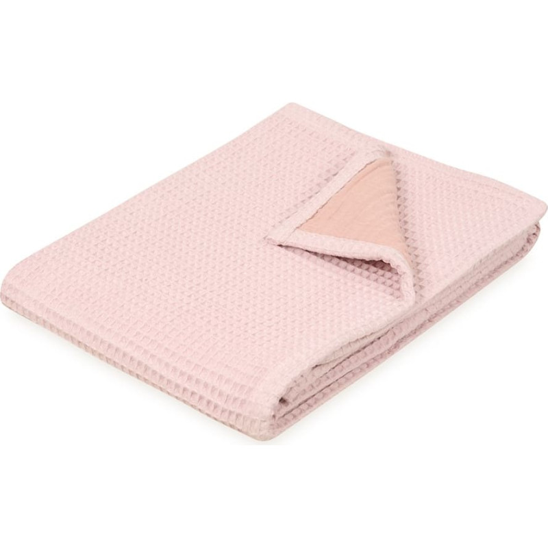 Bērnu sega 75x100 Muslin Waffle, rozā, abpusēja