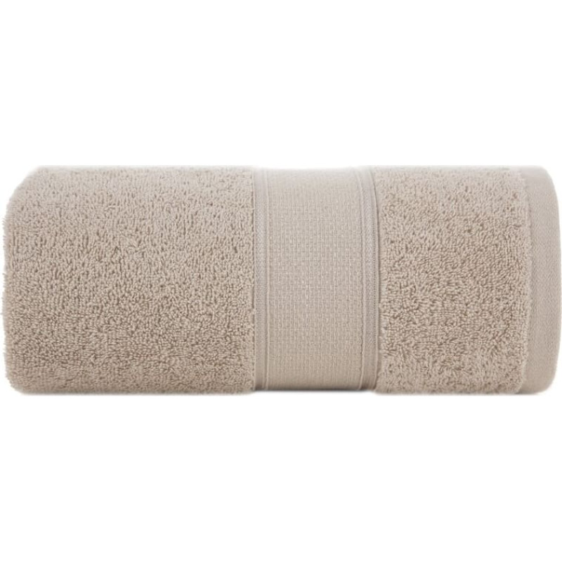 Liānas dvielis 30x50 bēšs ar spīdīgu diegu 500g/m2