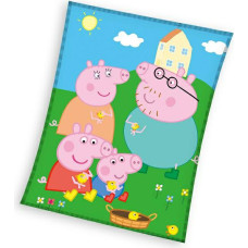 Mikrošķiedras sega 150x200 Pappa Pig krāsains 4272 C23