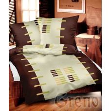 Satīna gultas veļa 140x200 Delightful Gold Line
