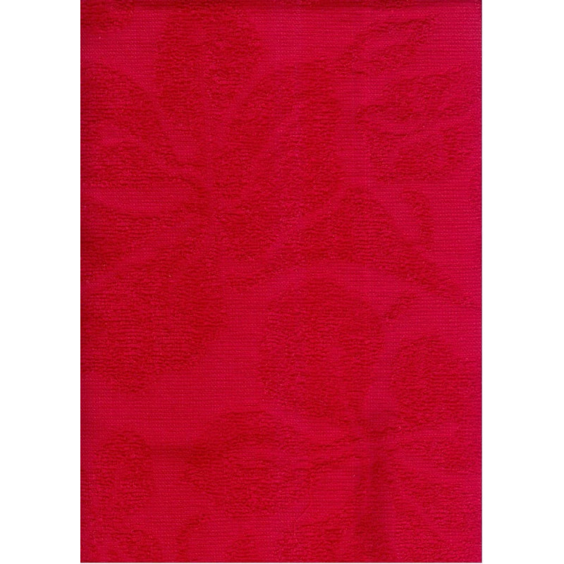 Frotē palags bez elastīgās lentes 175x220 sarkans 5291 Tulpe