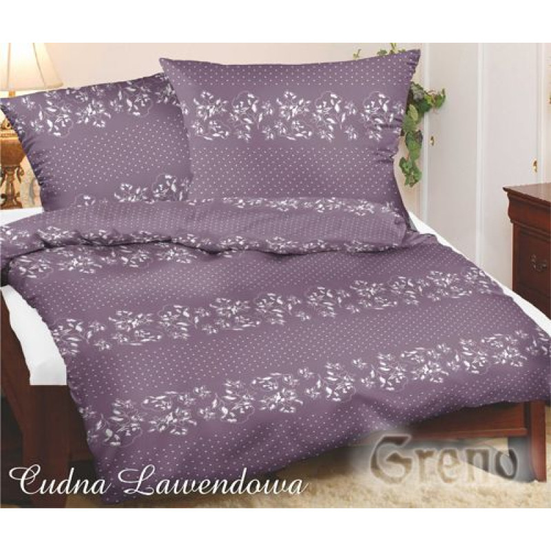 Satīna gultas veļa 180x200 Wonderful Lavander