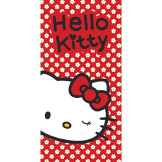 Hello Kitty dvielis 70x140 D Hello Kitty 03 margrietiņas 1764