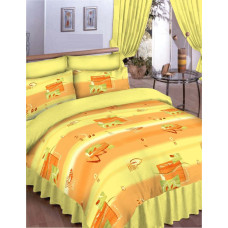 Mizas pakaiši 140x200 raksts 224E Oranžs-zaļdzeltens