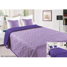 VIGO II gultas pārklājs 220x240 + 2x 40x40 035 Violeta + Lavanda