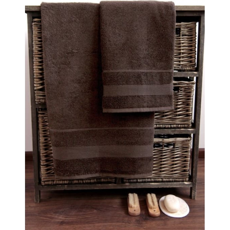 Moreno dvielis 70x140 Bambusa šokolāde