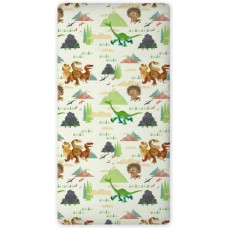 Kokvilnas palags 90x200 Dobry Dinosaur 0402 01
