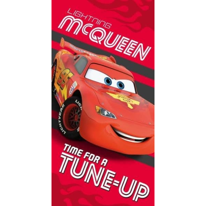Kokvilnas dvielis 70x140 Cars 8996 041 Mc Queen Time For ATune -Up