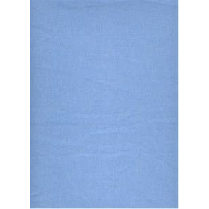 Kokvilnas palags 180x200 zils S16 vienkrāsains