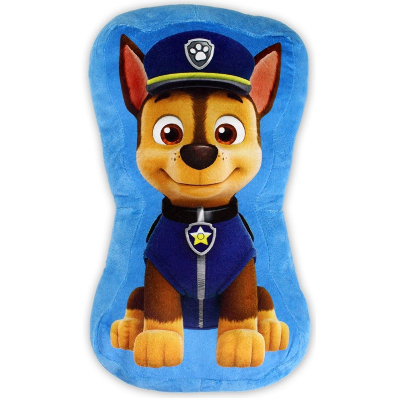 Formas spilvens Paw Patrol Paw Pieski 0183 Chase zils 22x40x5