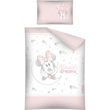 Kokvilnas gultas veļa 100x135 Mini Mouse 1618 Minnie Mouse STC 25 A gultiņai