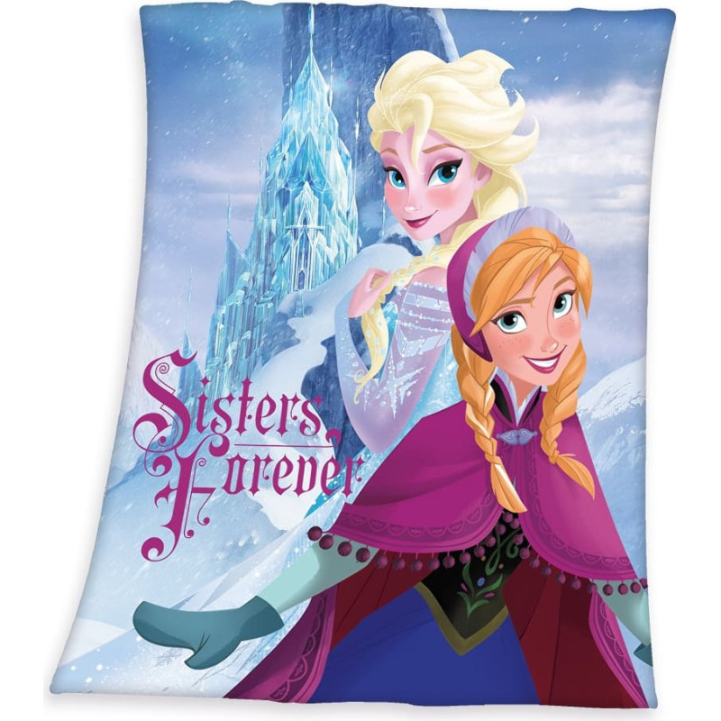 Flīsa sega 130x160 Frozen Frozen 1938 Anna Elsa bērnu pleds