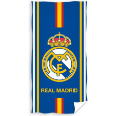 Kokvilnas dvielis 75x150 Real Madrid logotips zils RM173026 4220