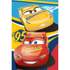 Flīsa sega 100x150 Cars Auta 1041 Cruz Ramirez bērnu pleds