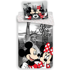 Bērnu gultas veļa 140x200 Mickey Mouse Mini Minnie Mickey Mouse 8439 New York New York spilvendrāna 70x90