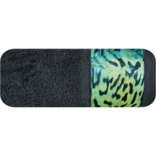 Laila dvielis 70x140 550g/m2 leoparda grafīts
