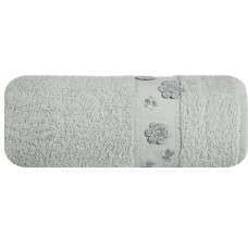 Dakota dvielis 70x140 sudrabs 02 ziedi 450g/m2