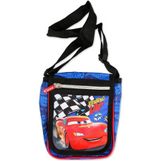Cars Lightning McQueen viena plecu soma zila melna sarkana soma 5112 ar regulējamu plecu siksnu