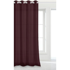 Gatavs aizkars 140x250 bordo ar Viva gropēm viesistabai