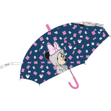 Bērnu lietussargs Mini Mouse, tumši zils, rozā 6755 Minnie Mouse, meiteņu automāts