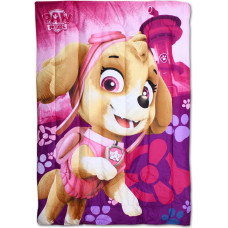 Bērnu sega 140x200 Paw Patrol Paw rozā 2230 Skye suns