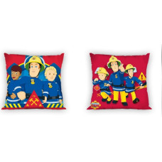 Kokvilnas spilvendrāna 40x40 Fireman Sam 9471 Fireman Sam sarkana, abpusēja 011, bērnu