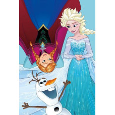 Bērnu dvielis 40x60 Frozen Frozen Anna Elsa Olaf 6250 kokvilna bērnudārzam 097