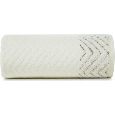 Indila dvielis 70x140 krēms 550g/m2 frotē ģeometrisks raksts