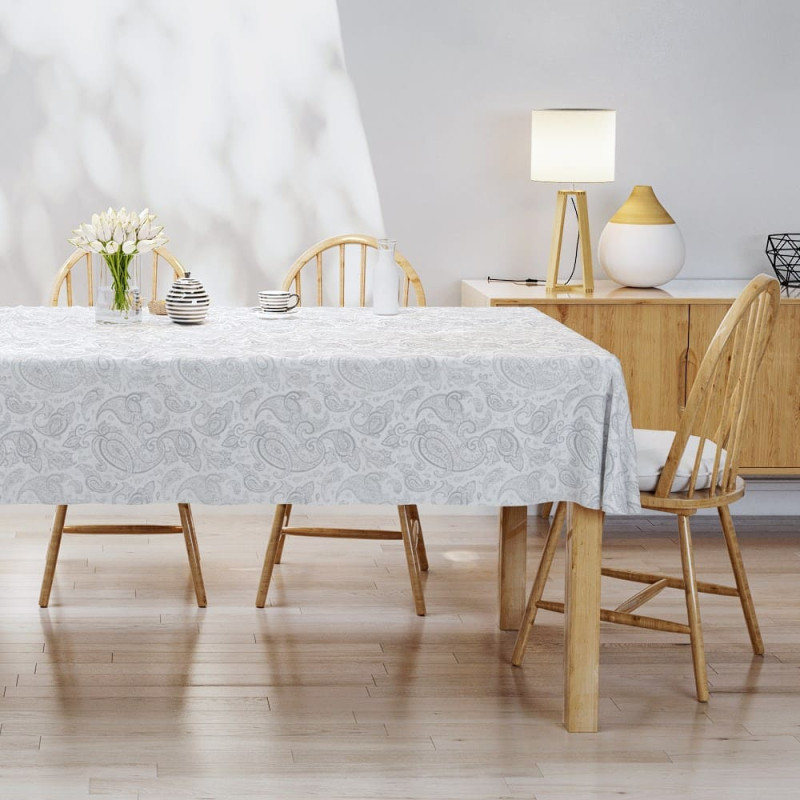 Galdauts 140x320 balti pelēki ornamenti 3994 A Panama 99