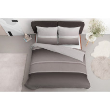 Satīna gultas veļa 160x200 Geometry bēšs 4061 B Home Satin 124