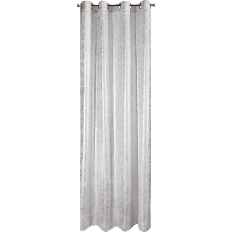 Aizkars 140x250 Asteria balts sudrabs gatavs ar E11 starplikām