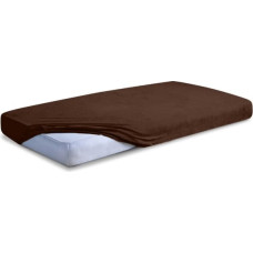 Frotē palags ar gumiju 180x200, šokolāde 18 Classic