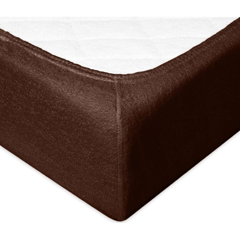 Frotē palags ar gumiju 180x200, šokolāde 18 Classic