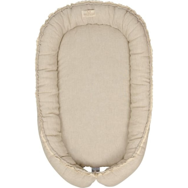 Prestige Linen baby Nest 55x80 krēmkrāsas pozicionēšanas matracis