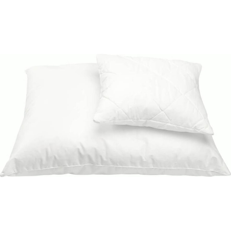 Antialerģisks spilvens 40x60 Kokvilna, stepēts, 250g, balts