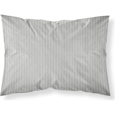 Damaskas spilvendrāna 50x60, gaiši pelēka, vienkrāsainas svītras, 1 cm Pure