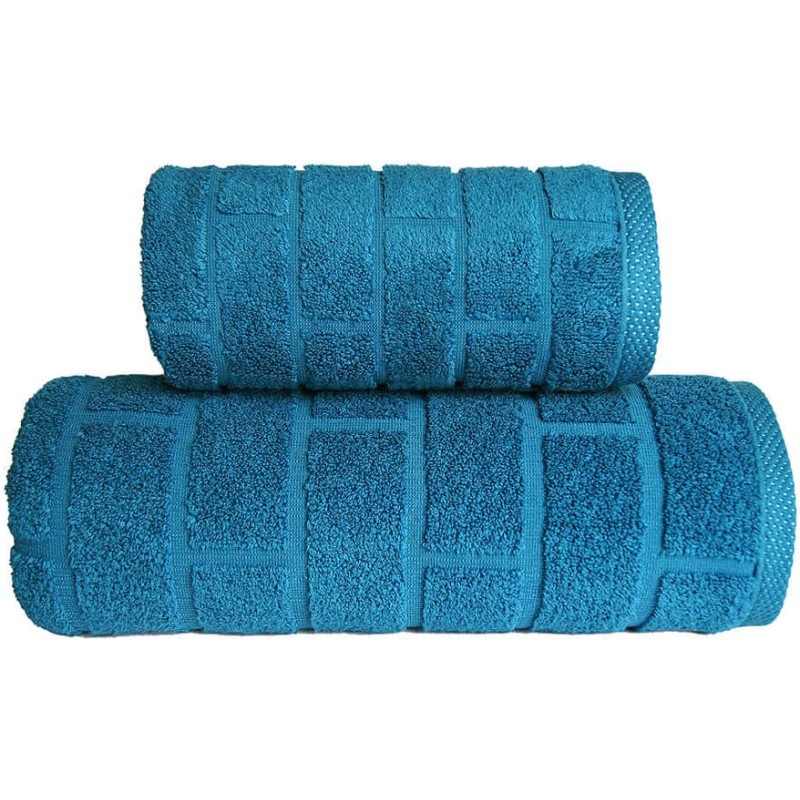 Ķieģeļu dvielis 70x140 smaragds 500 g/m2 frotē