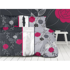 Kokvilnas gultas veļa 160x200 Fuchsia Show Bielbaw 23