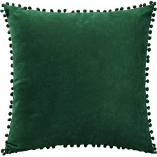 Dekoratīvā spilvendrāna 45x45 Ponpon 588 zaļa 220g/m2