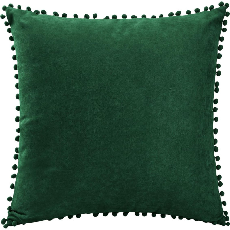 Dekoratīvā spilvendrāna 45x45 Ponpon 588 zaļa 220g/m2