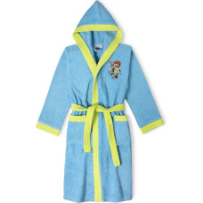 Interbaby Bērnu peldmētelis, 14 gadi, tirkīza, kokvilnas frotē audums ar kapuci