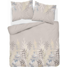 Satīna gultas veļa 160x200 Zari bēšs 4811 A Home Satin 58
