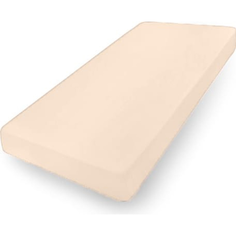 Džersijai pieguļošs palags 140x200 bēšs 15 Classic