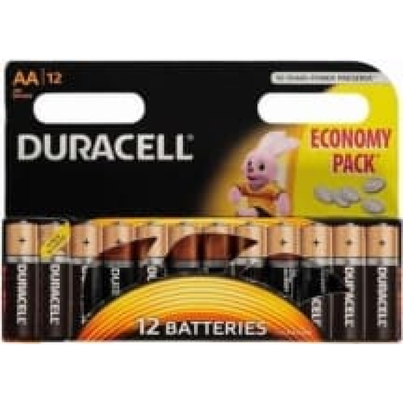 Duracell MN 1500 Basic AA (LR6) Blistera iepakojumā 12gb.