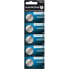 Everactive CR2025-5BB Blistera iepakojumā 5gb.