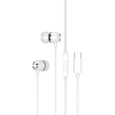 XO wired earphones EP25 USB-C white